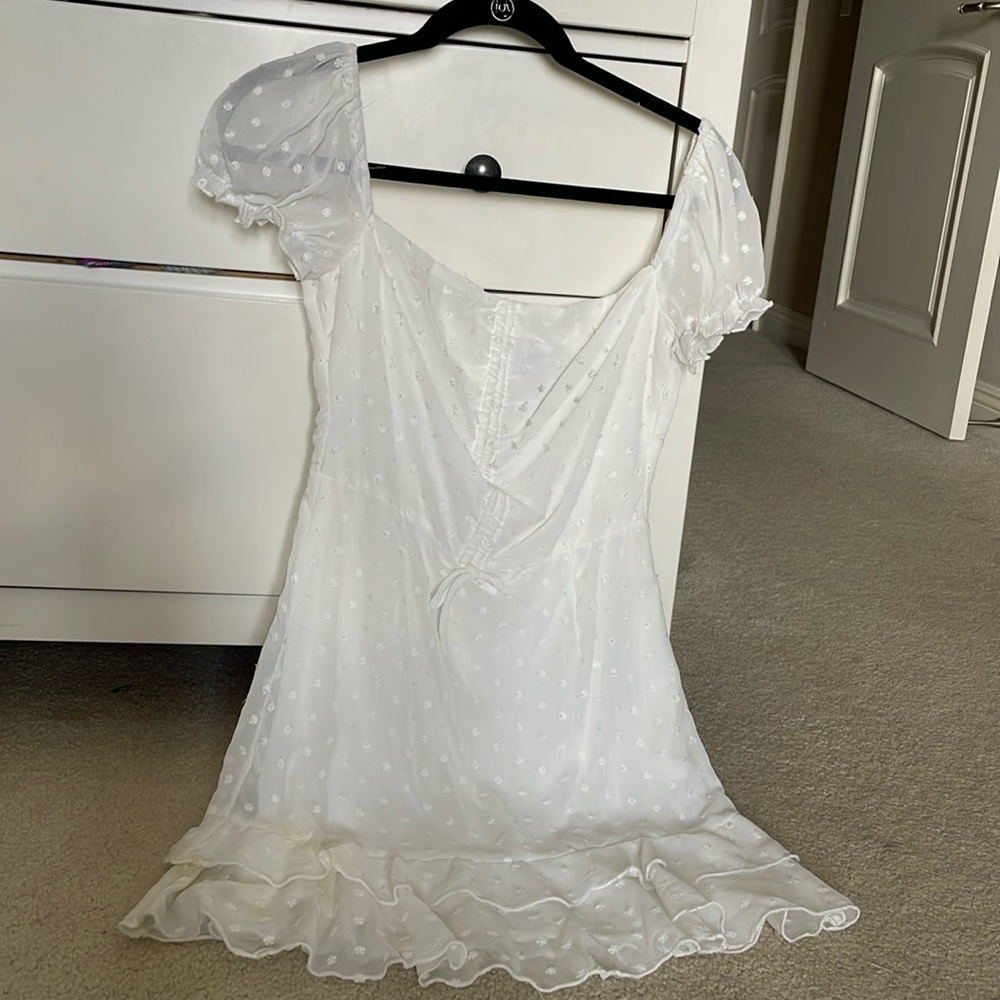 Princess Polly white floral dress